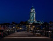 Deventer by night  (c) Henk Melenhorst : Deventer, Deventer toren